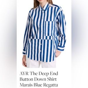 AYR The Deep End NWOT shirt size M